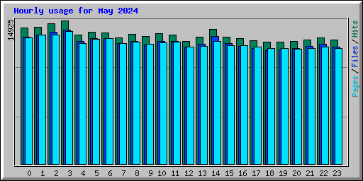 Hourly usage for May 2024